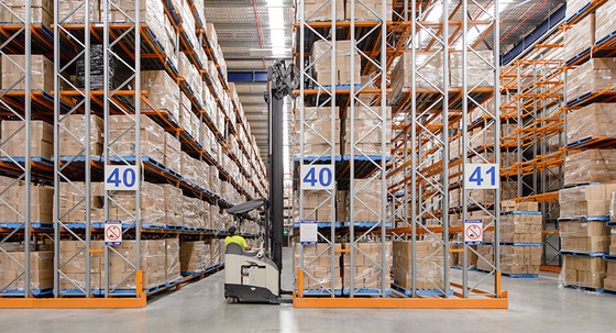 Cold Steel 2 Deep Pallet Racking , Double Deep Warehouse Racking 1200x1200