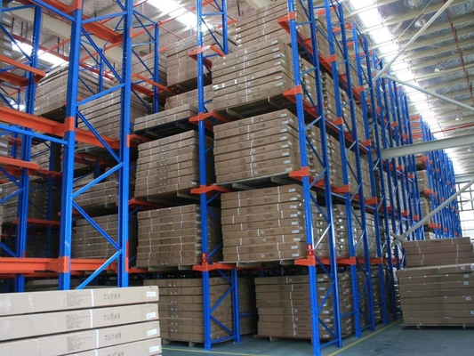 Heavy Duty Warehouse Storage Steel Drive In Racking With CE ISO Certificate