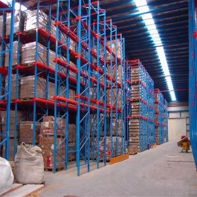 Heavy Duty Warehouse Storage Steel Drive In Racking With CE ISO Certificate