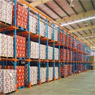 Customized Drive in Pallet Storage Racks for Supermarket Storage Optimization