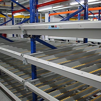 Boltless Gravity Pallet Racking , Cold Steel Fifo Gravity Racking System Height 5-15m