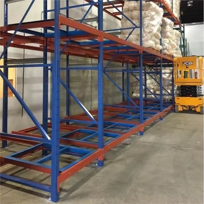 5-15m Height Customized Steel Q235B Warehouse Storage Rack Push Back Pallet Racking