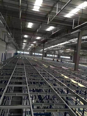 Customized Steel Mezzanine Platform Racking Systems For Warehouse Storage Fixed Mobility