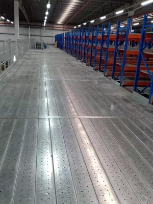 Customized Steel Mezzanine Platform Racking Systems For Warehouse Storage Fixed Mobility