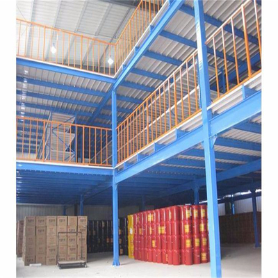 Industrial Customized Powder Coated Mezzanine Floor Racking System with 5-15m Height