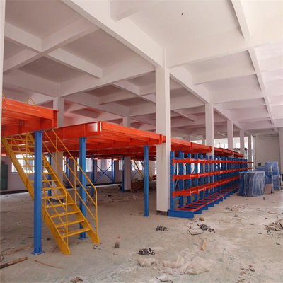 Space Saving Multi Level Mezzanine Flooring Racking For Cold Room Customized