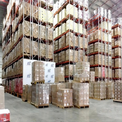 Q235 Raw Material Double Deep Pallet Rack For Increased Space Utilization In Nanjing