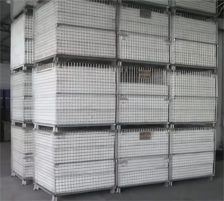 Powder Coating Corrosion-Resistant Mobile Turnover Cage for Warehouse 1200*1000*890