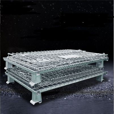 Powder Coating Corrosion-Resistant Mobile Turnover Cage for Warehouse 1200*1000*890