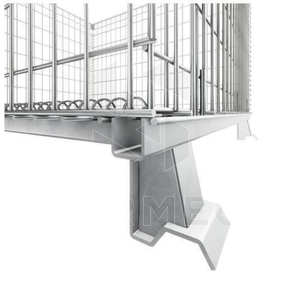 Foldable Galvanized Steel Bin Pallet Mesh Container Welded Portable 100-1500 Closed Open
