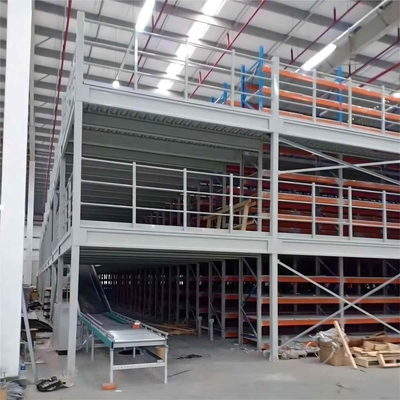 100.000kg Package Gross Weight Steel Mezzanine Rack For OEM/ODM Industrial Warehouse System