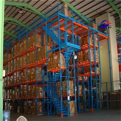Q235 Material High Density Multi-Tier Mezzanine Floor Racking For Warehouse Workshop